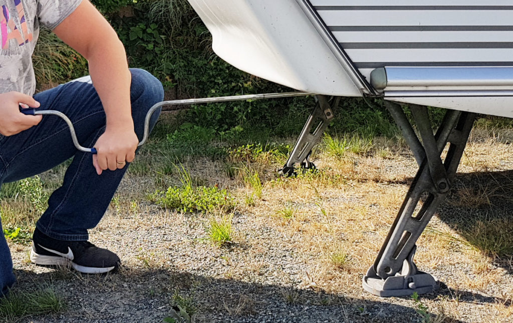 Wohnwagen ausrichten So geht