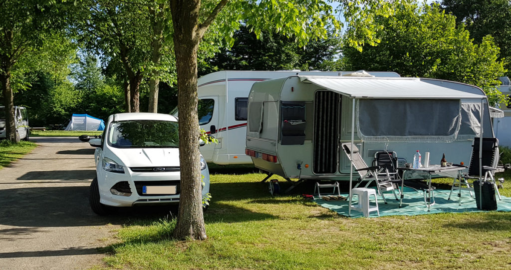 Camping Stellplatz wählen