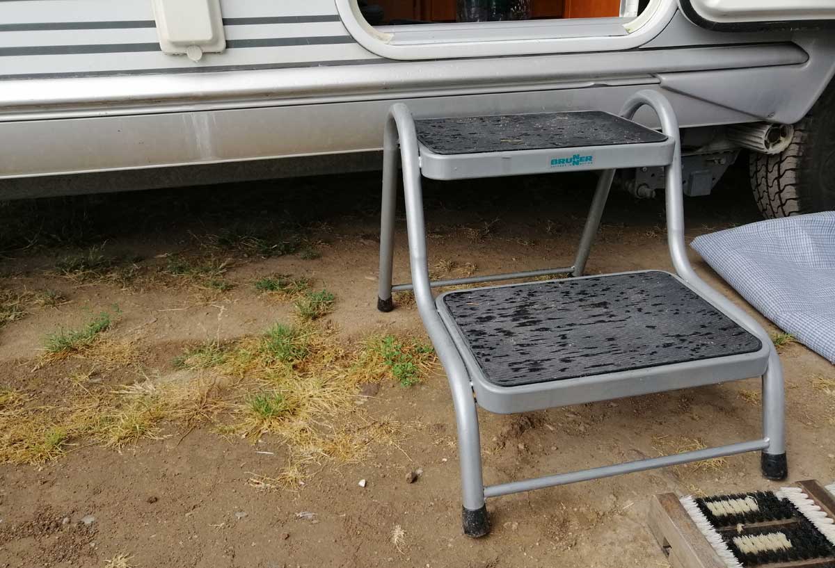 Trittstufe Einstieg Hocker Wohnwagen Wohnmobil Caravan Outdoor Camping 
