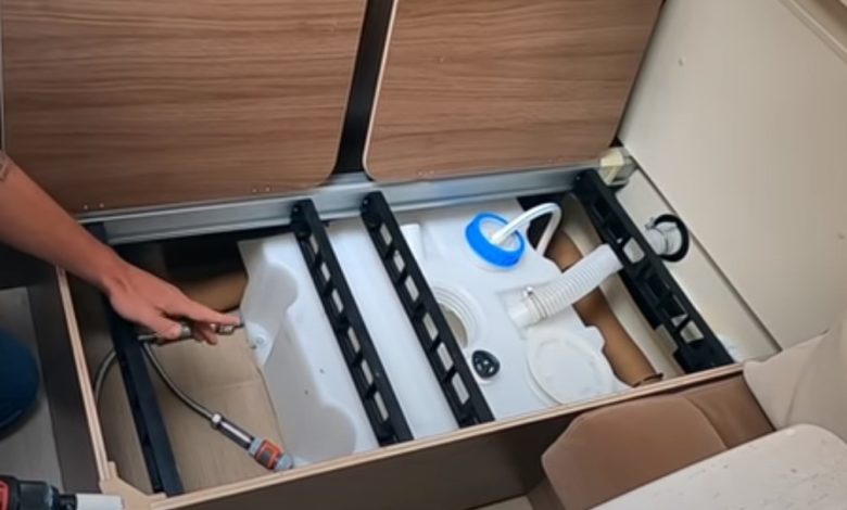 DIY Einbau eines Frischwasser Anschluss im Wohnwagen