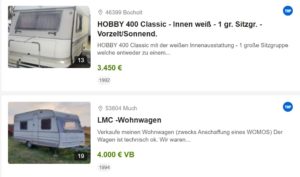 Top gebrauchte Wohnwagen bis 5.000 Euro – Preiswert mit TÜV