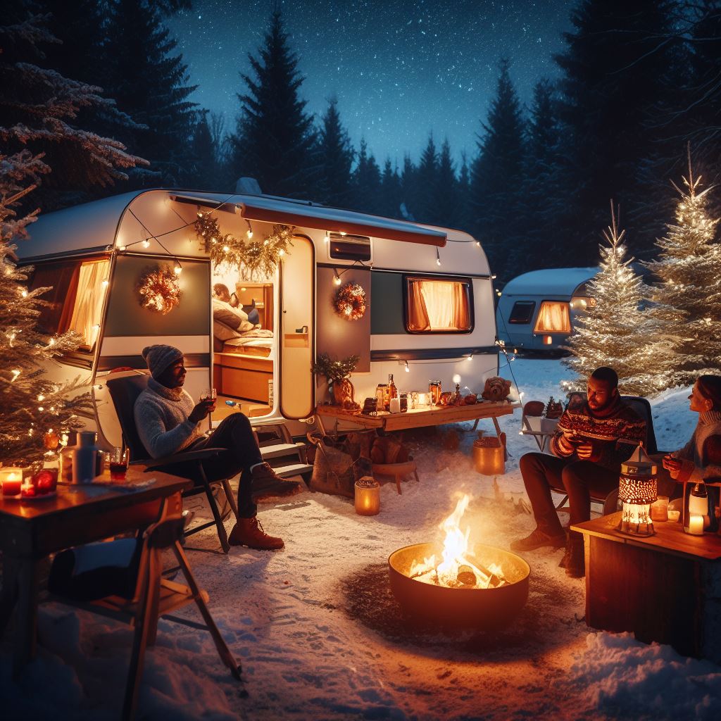 Weihnachten auf dem Campingplatz verbringen