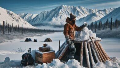 Überleben im Schnee: Ein Camping-Abenteuer