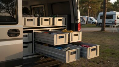 Maximiere deinen Stauraum: Schwerlastauszug im Camper!