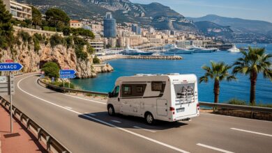 Mit dem Wohnmobil nach Monaco Mit dem Wohnmobil nach Monaco
