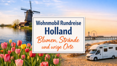 Wohnmobil Rundreise Holland – Blumen, Strände und urige Orte