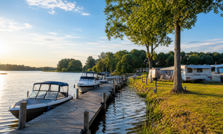 Campingplätze mit Bootssteg in Deutschland