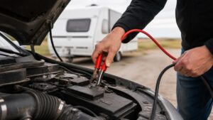 Autobatterie leer: Starthilfe sicher geben