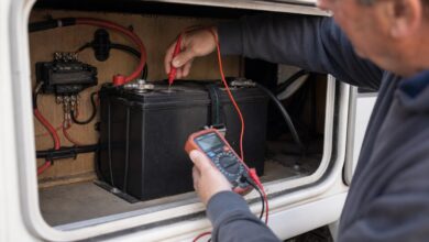 Batteriepflege im Wohnwagen
