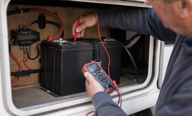 Batteriepflege im Wohnwagen