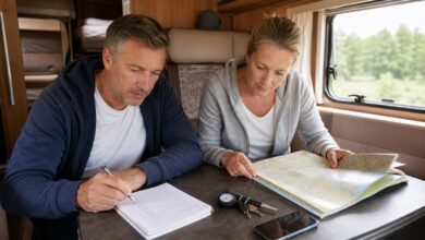Wohnmobil-Urlaub: komplette Checkliste vor Abfahrt