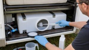 Wassertank im Wohnmobil reinigen: hygienisch und materialschonend