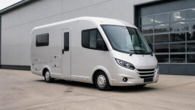 Kompaktes Monocoque-Reisemobil