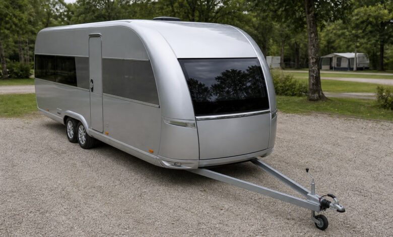 Eriba Touring 820 mit Tandemachse und gerader A-Deichsel