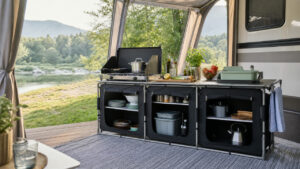 Mobile Campingküche: Möbel fürs Vorzelt im Vergleich