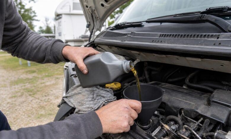 Motoröl richtig nachfüllen: Ölstand sicher prüfen