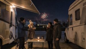 Silvester auf dem Campingplatz: Planung und Rücksicht