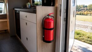 Feuerlöscher im Wohnmobil: Auswahl, Pflicht und Platzierung