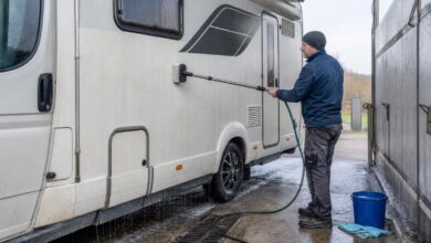 Wohnmobil außen reinigen: materialschonende Anleitung