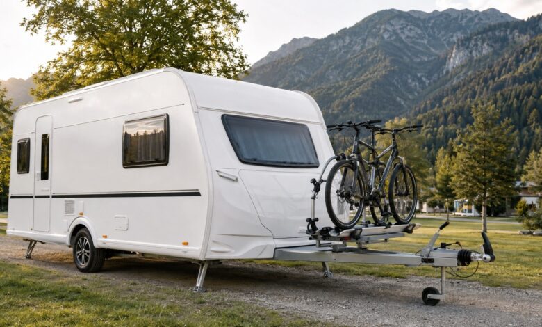faq 2061 wohnwagen fahrradträger deichsel