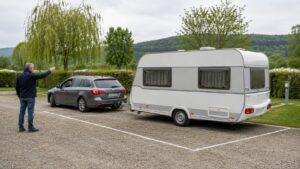 Wohnwagen rückwärts rangieren ohne Mover: Anleitung