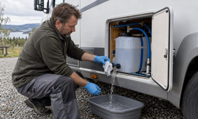 wasser strom 230 frischwassertank reinigen redaktionell