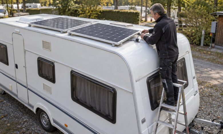 wasser strom 9978 solaranlage wohnwagen redaktionell