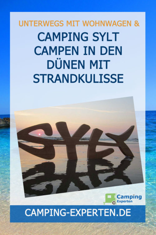 Camping Sylt Campen in den Dünen mit Strandkulisse