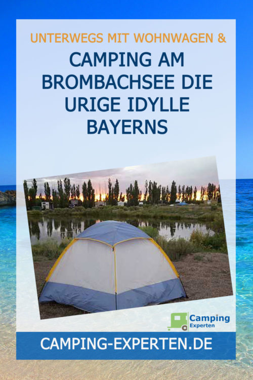 Camping am Brombachsee Die urige Idylle Bayerns
