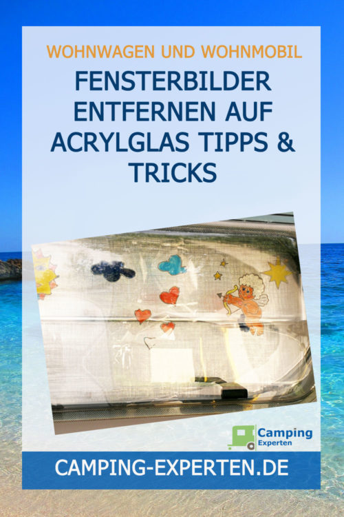 Fensterbilder entfernen auf Acrylglas Tipps & Tricks