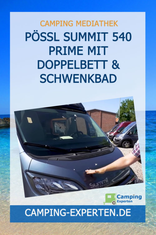 PÖSSL SUMMIT 540 PRIME mit Doppelbett & Schwenkbad