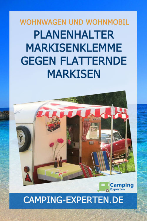 Planenhalter Markisenklemme gegen flatternde Markisen