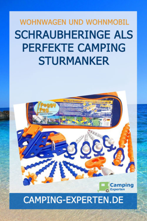 Schraubheringe als perfekte Camping Sturmanker