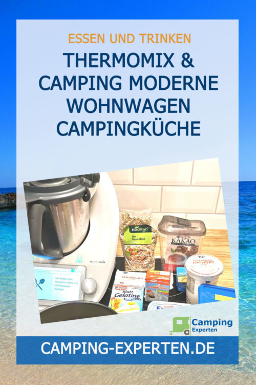 Thermomix & Camping moderne Wohnwagen Campingküche