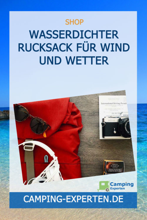 Wasserdichter Rucksack für Wind und Wetter