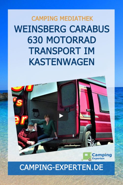 Weinsberg CaraBus 630 Motorrad Transport im Kastenwagen