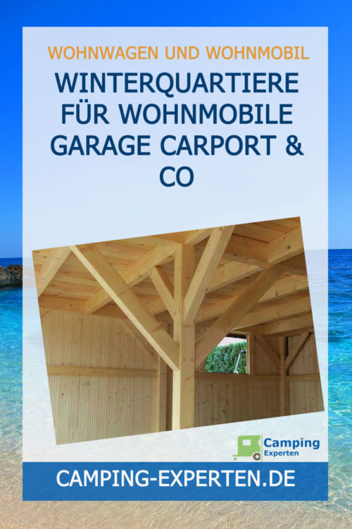 Winterquartiere für Wohnmobile Garage Carport & Co