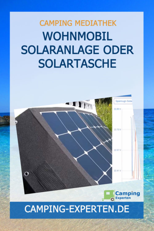 Wohnmobil Solaranlage oder Solartasche