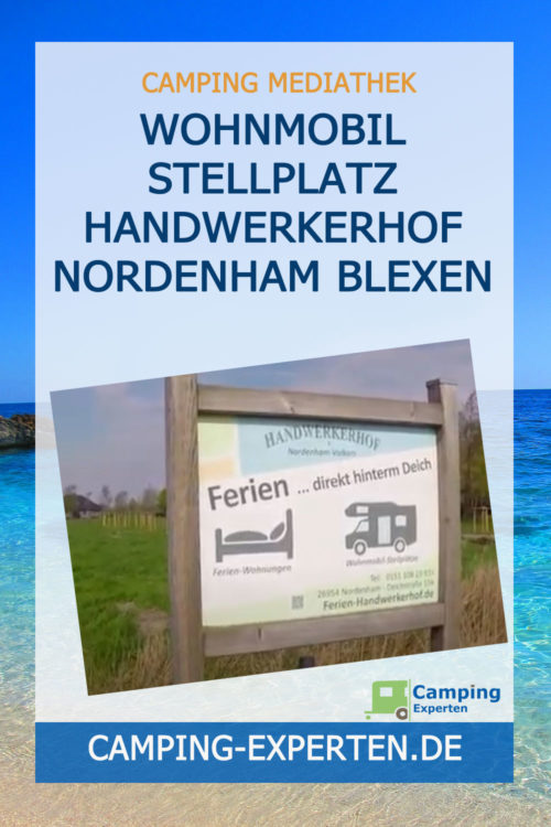Wohnmobil Stellplatz Handwerkerhof Nordenham Blexen