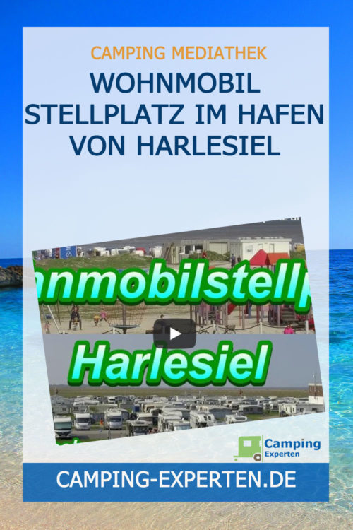 Wohnmobil Stellplatz im Hafen von Harlesiel